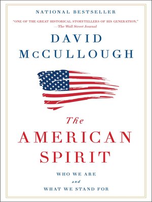 cover image of The American Spirit: Who We Are and What We Stand For